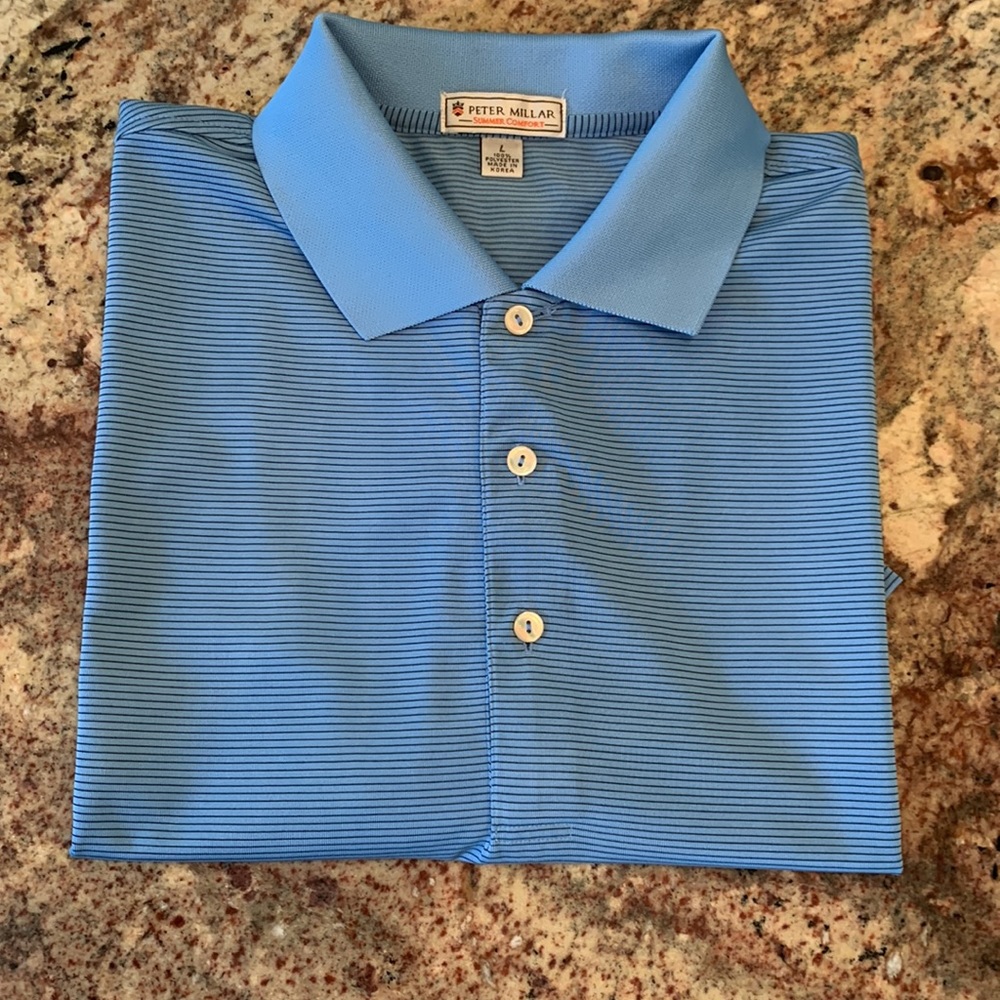 Peter Millar Summer Comfort Golf Shirt, L